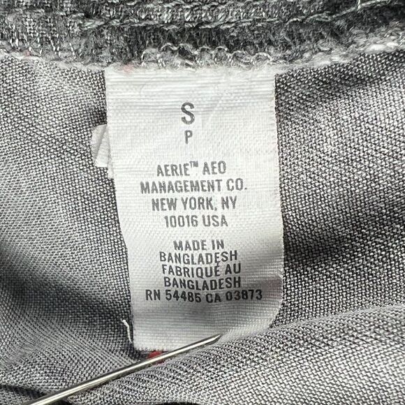 Aerie Sweatpants Women's Size Small Gray Cargo Athletic Joggers - Picture 9 of 12